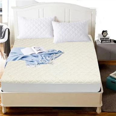 ऑर्गेनिक कॉटन वाटरप्रूफ क्विल्टेड मैट्रेस प्रोटेक्टर